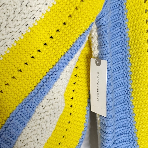 Anthropologie Maeve Striped Longline Cardigan - Picture 6 of 9